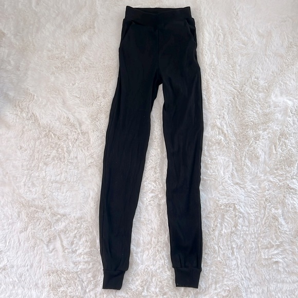 Naked Wardrobe | Snatched high waist ribbed joggers | size xs - Picture 2 of 5